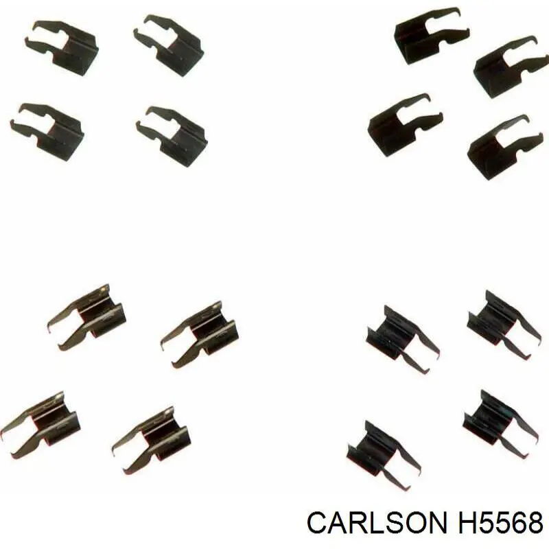 H5568 Carlson ремкомплект супорту гальмівного переднього