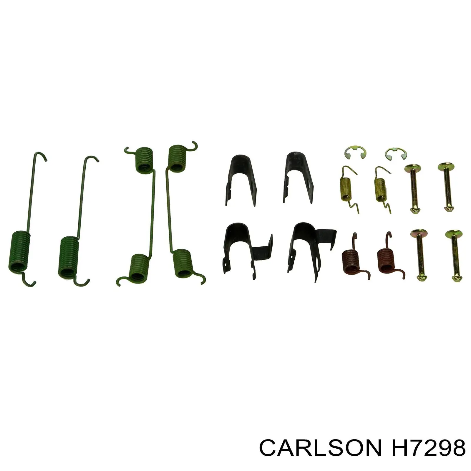 Купити H7298 Carlson Монтажний комплект задніх барабанних колодок
