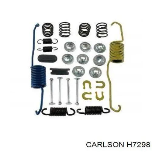 H7298 Carlson Монтажний комплект задніх барабанних колодок