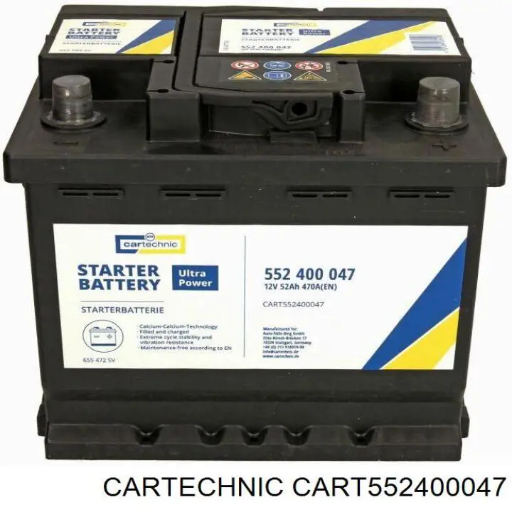 CART552400047 Cartechnic акумуляторна батарея, акб