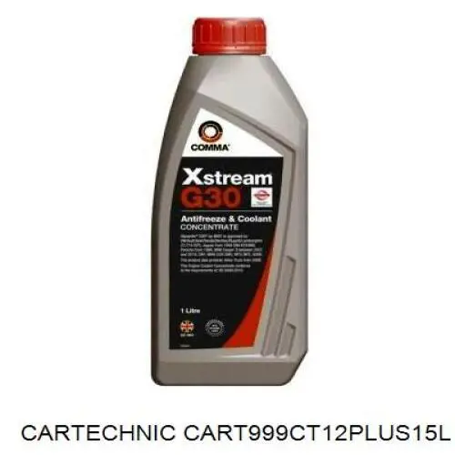 CART999CT12PLUS15L Cartechnic охлаждающаяя рідина (ож)