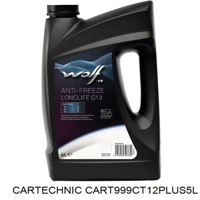 CART999CT12PLUS5L Cartechnic Охолоджуюча рідина