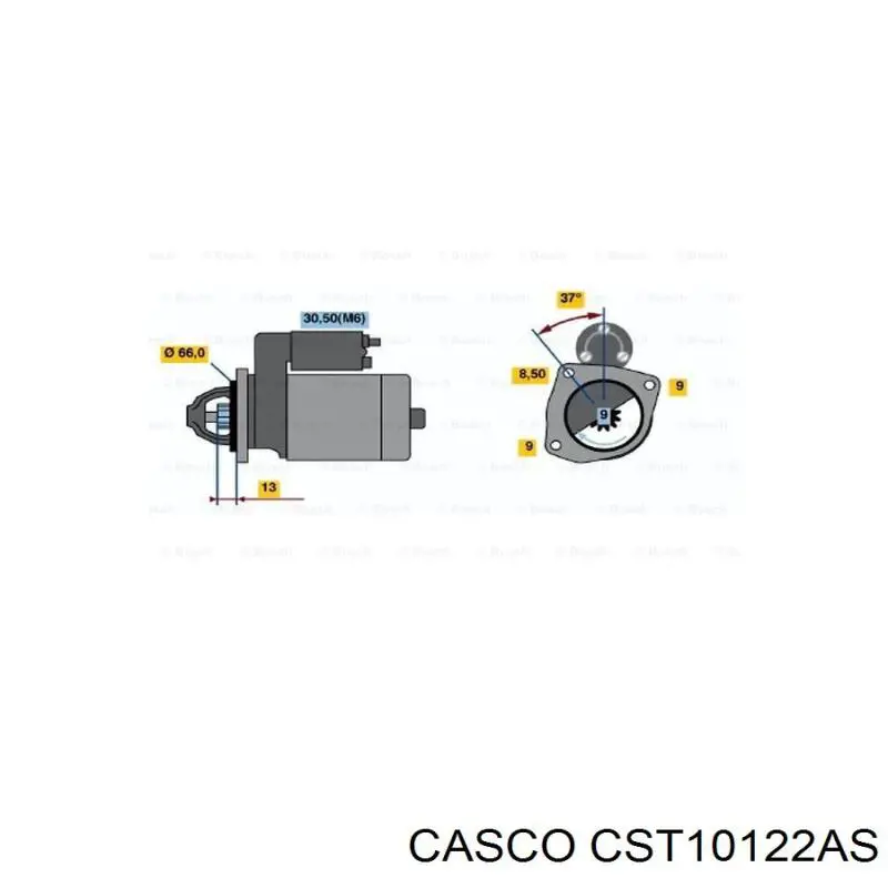 CST10122AS Casco стартер