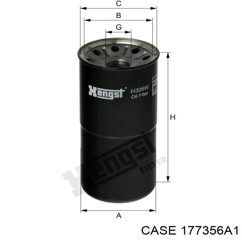 177356A1 Case Фільтр гідравлічної системи
