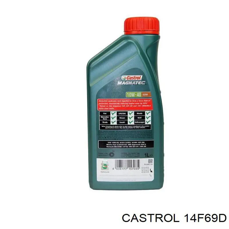 14F69D Castrol Масло двигуна