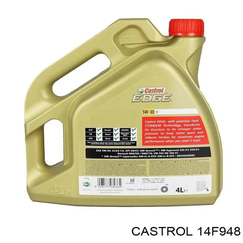 14F948 Castrol масло моторне