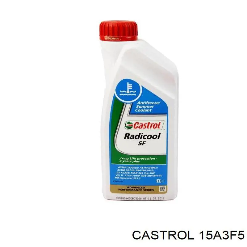 Антифріз концентрат Castrol 15A3F5 ціна, від 30.54 USD