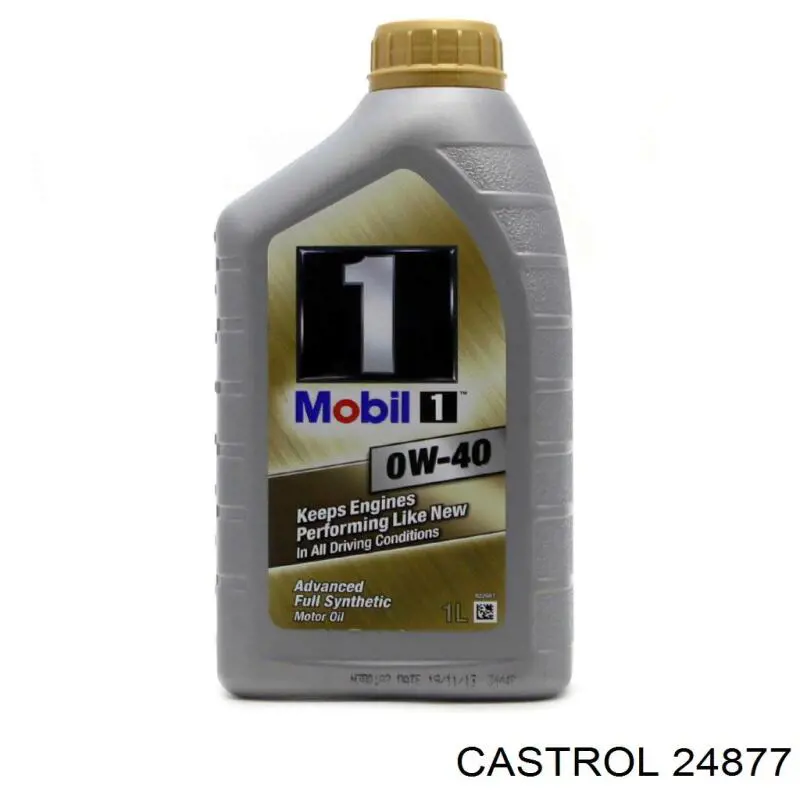 24877 Castrol Масло моторне синтетическое EDGE A3/B4 0W-40, 1л