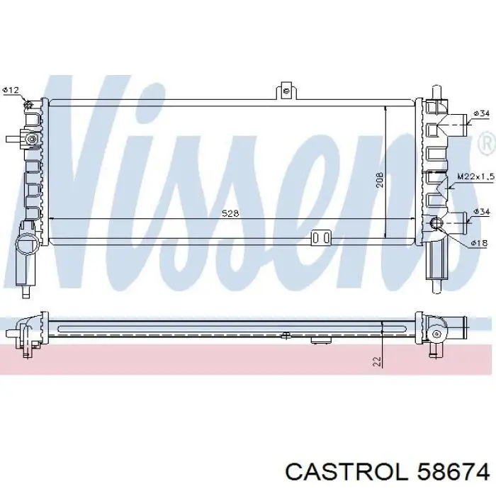Моторне масло 58674 Castrol