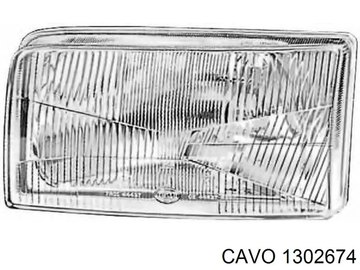 Трос ручного гальма задній, лівий 1302674 Cavo