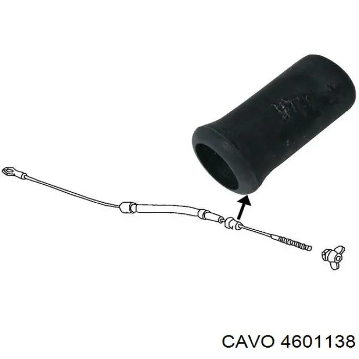 Купити 4601138 Cavo Трос зчеплення