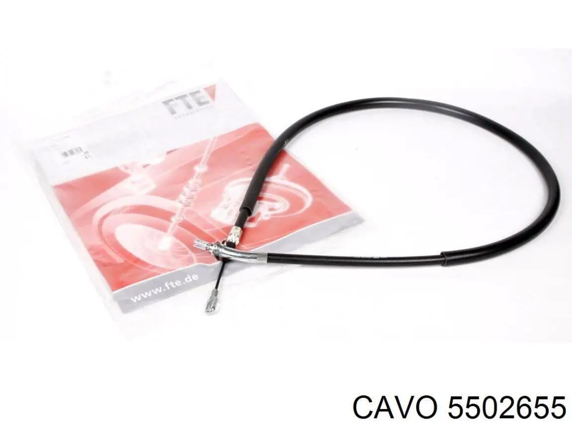 Трос ручного гальма задній, правий 5502655 Cavo
