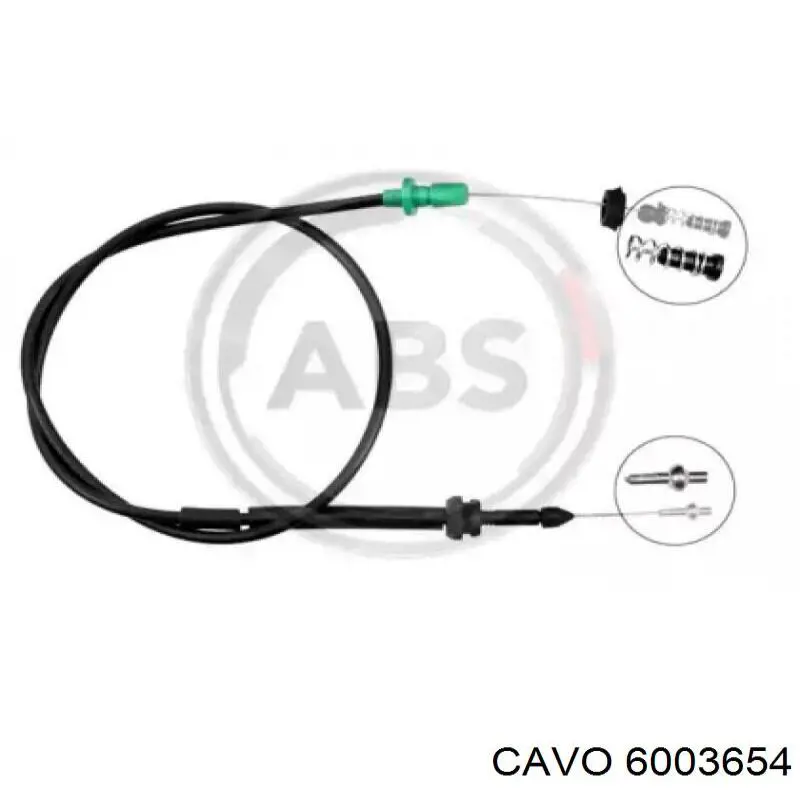 6003654 Cavo Трос газу (акселератора)