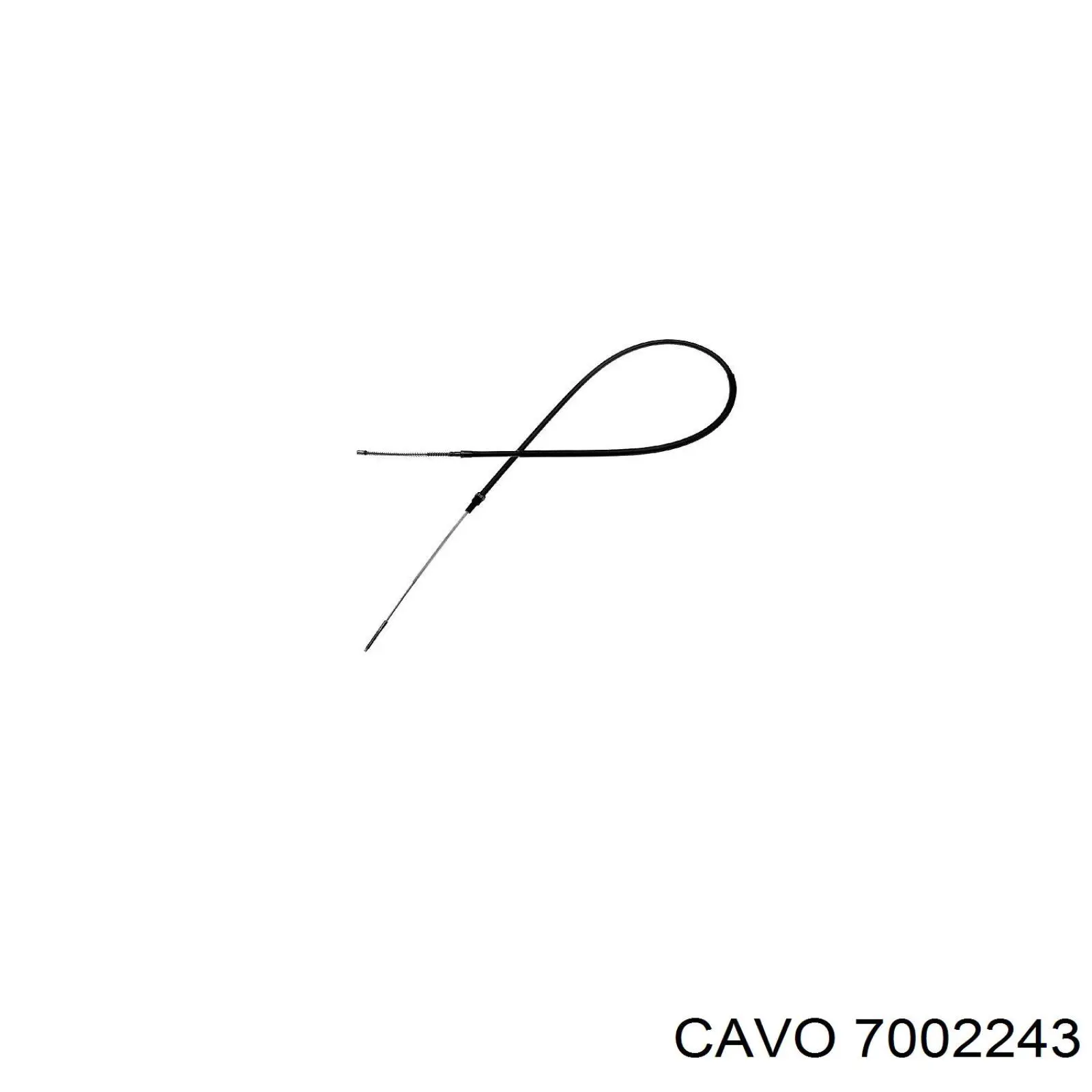 Трос ручного гальма задній, правий/лівий Cavo 7002243 ціна, від 5.52 USD