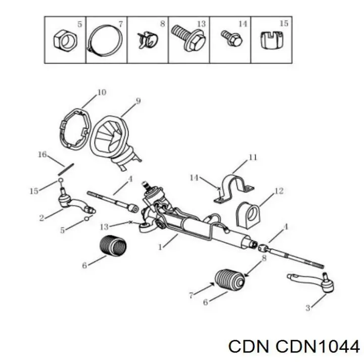 Рульова тяга CDN1044 CDN