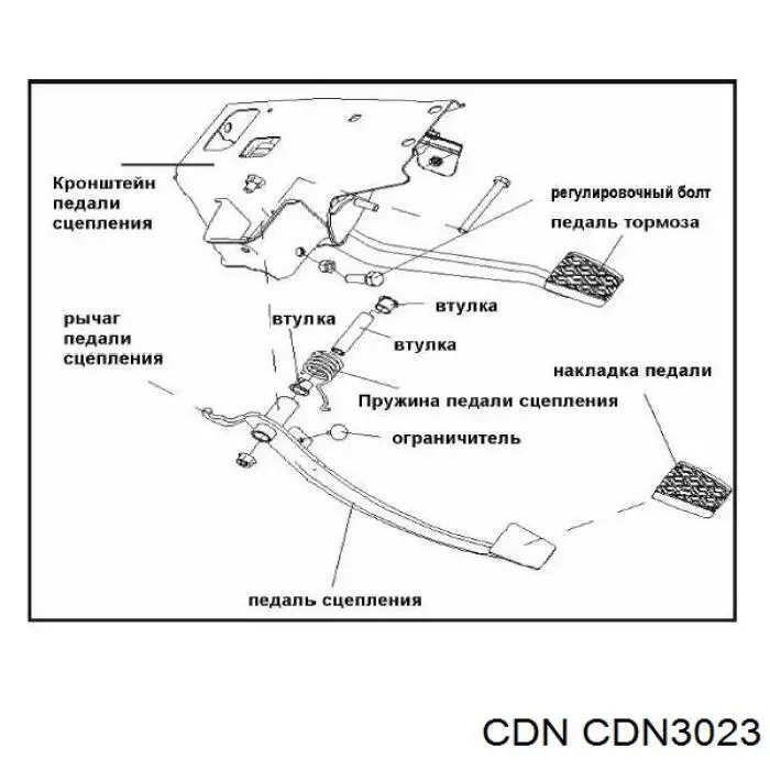 Циліндр зчеплення, головний CDN3023 CDN