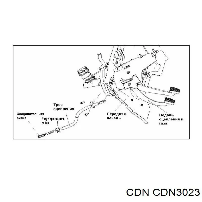 Купити CDN3023 CDN Головний циліндр зчеплення