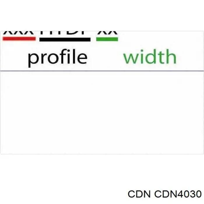 CDN4030 CDN Ремінь двигуна