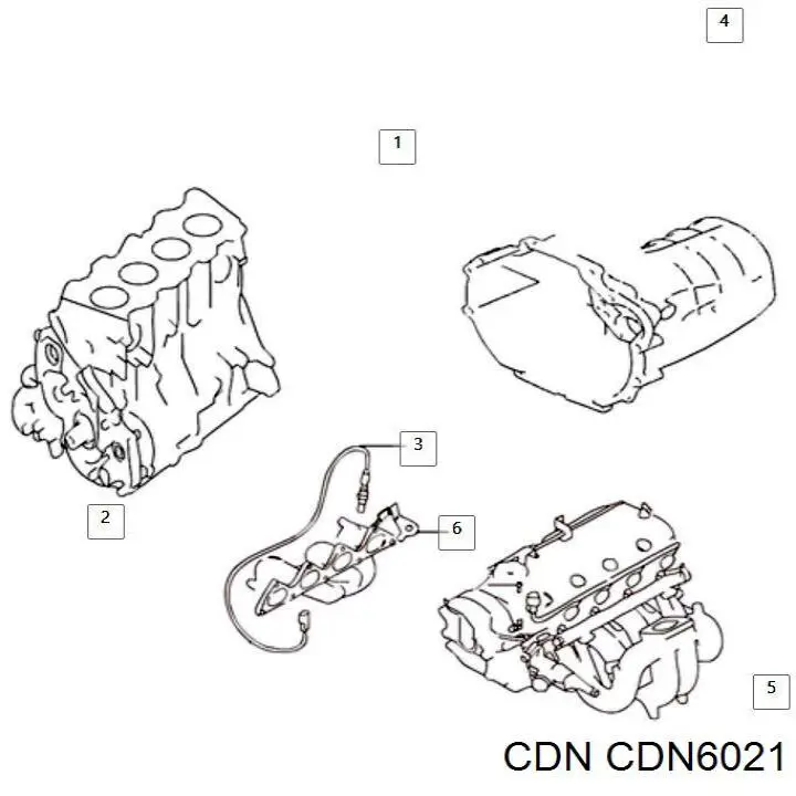 CDN6021 CDN датчик положення (оборотів коленвалу)