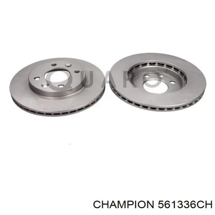 Гальмівні диски передні 561336CH Champion