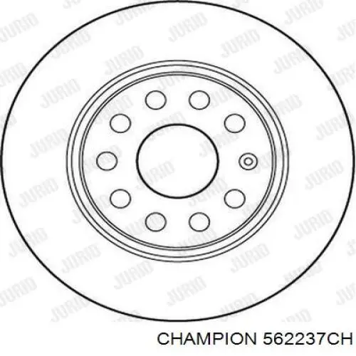 Диск переднього гальма Champion 562237CH ціна, від 31.74 USD