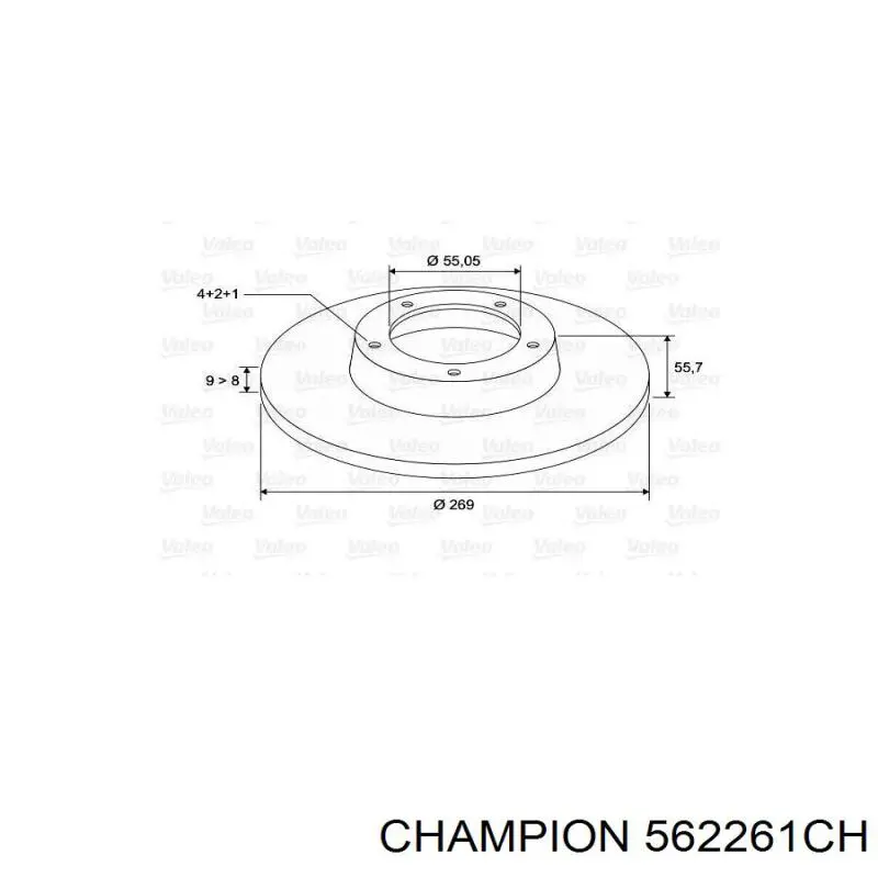 Гальмівні диски 4243152060 Toyota