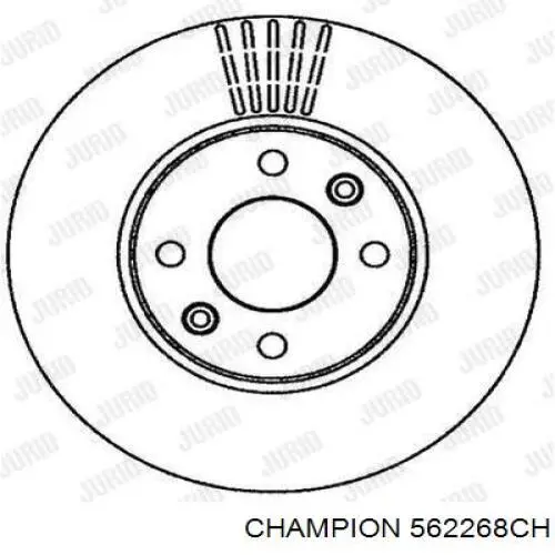 562268CH Champion Гальмо дискове переднє