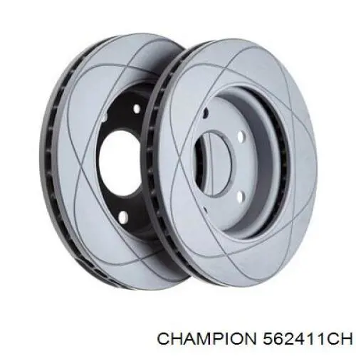 Диск гальмівний задній Champion 562411CH
