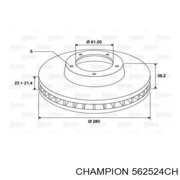 4509994AA Chrysler Гальмо дискове переднє
