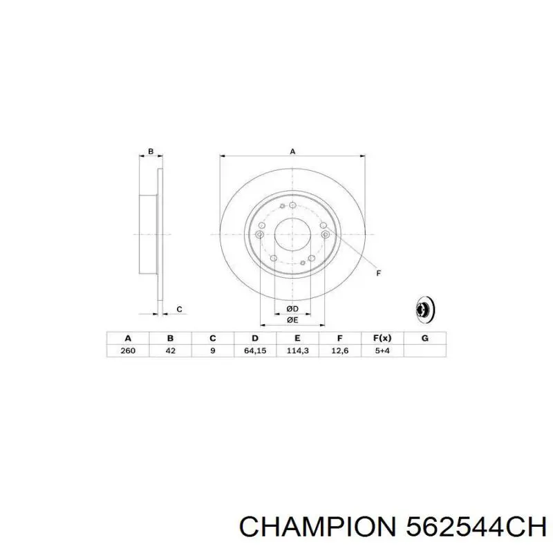Задні дискові гальма Ashika 6104412C ціна, від 25.76 USD