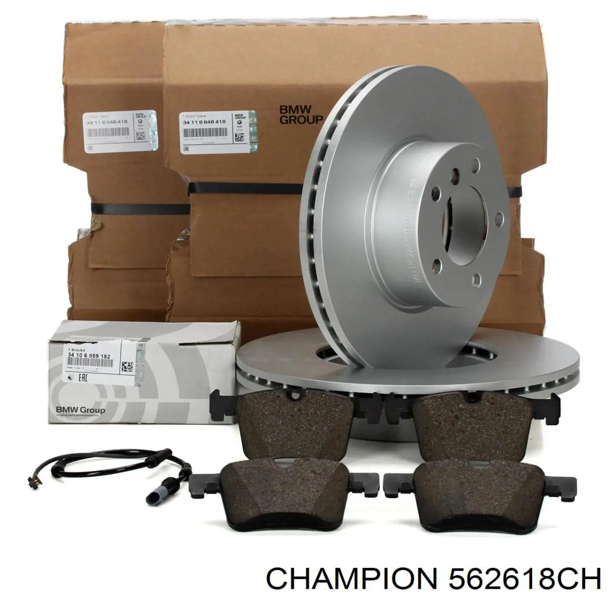 Диск переднього гальма Champion 562618CH ціна, від 65.66 USD