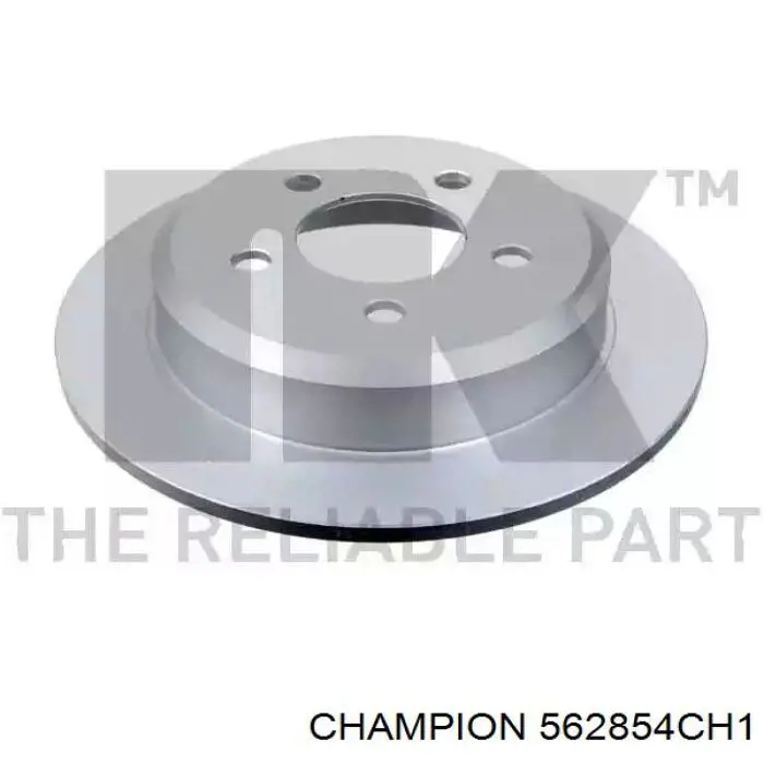 Диск гальмівний передній Champion 562854CH1
