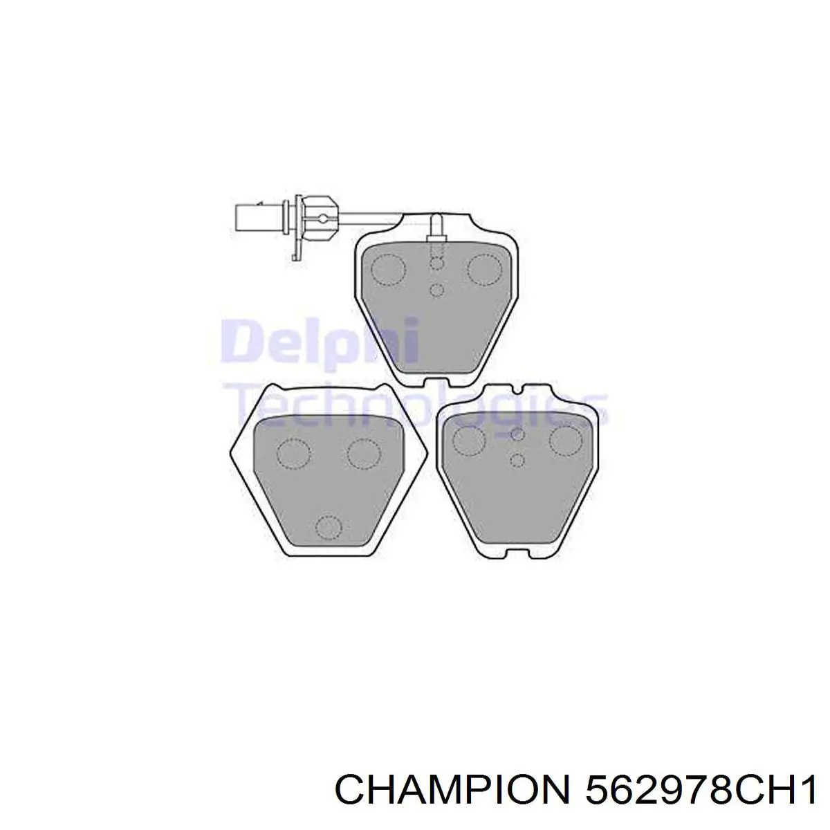 Диск переднього гальма Champion 562978CH1 ціна, від 48.13 USD