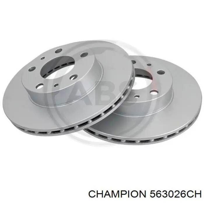 563026CH Champion диск гальмівний передній