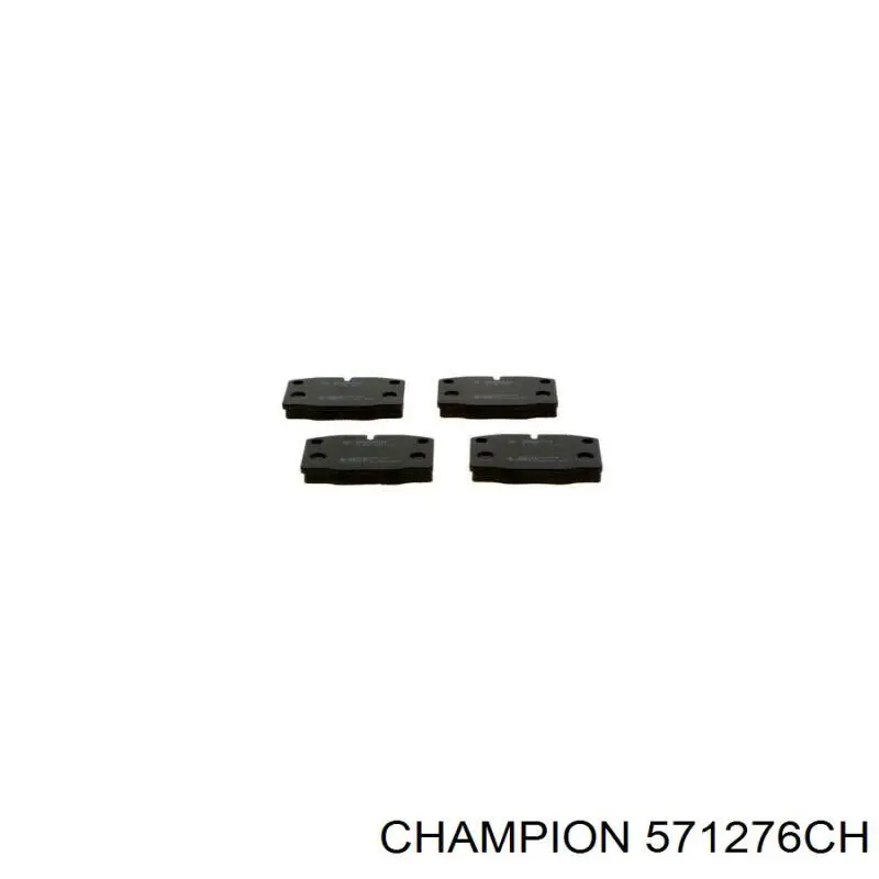 571276CH Champion колодки гальмівні передні, дискові