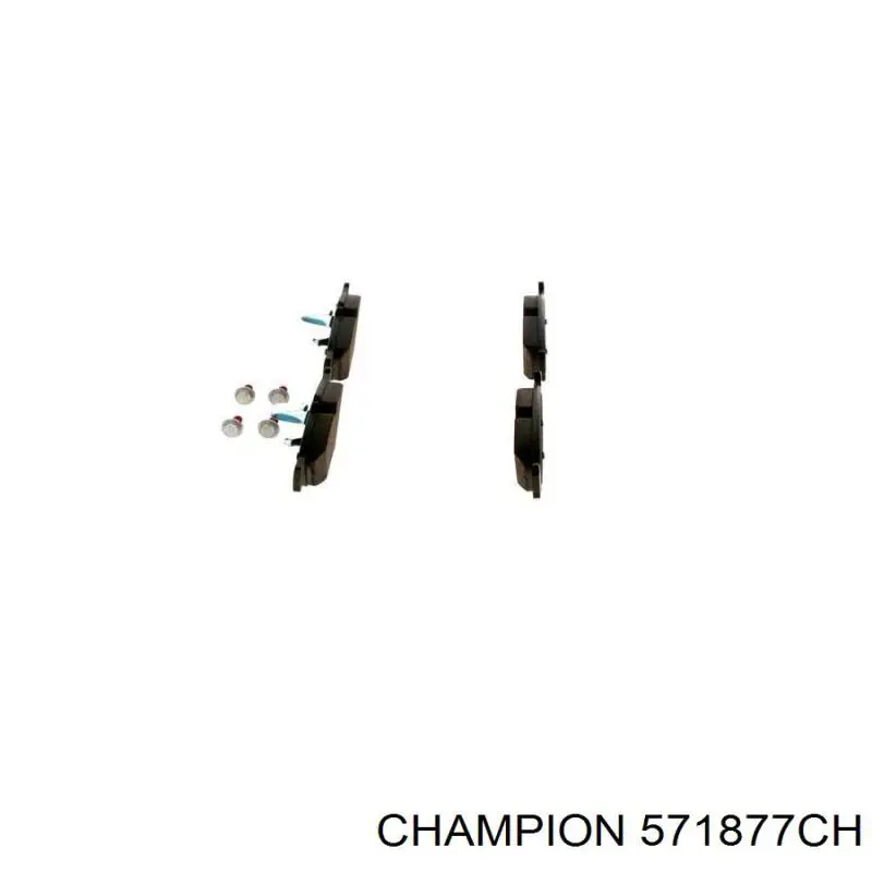 571877CH Champion Передні гальмівні колодки