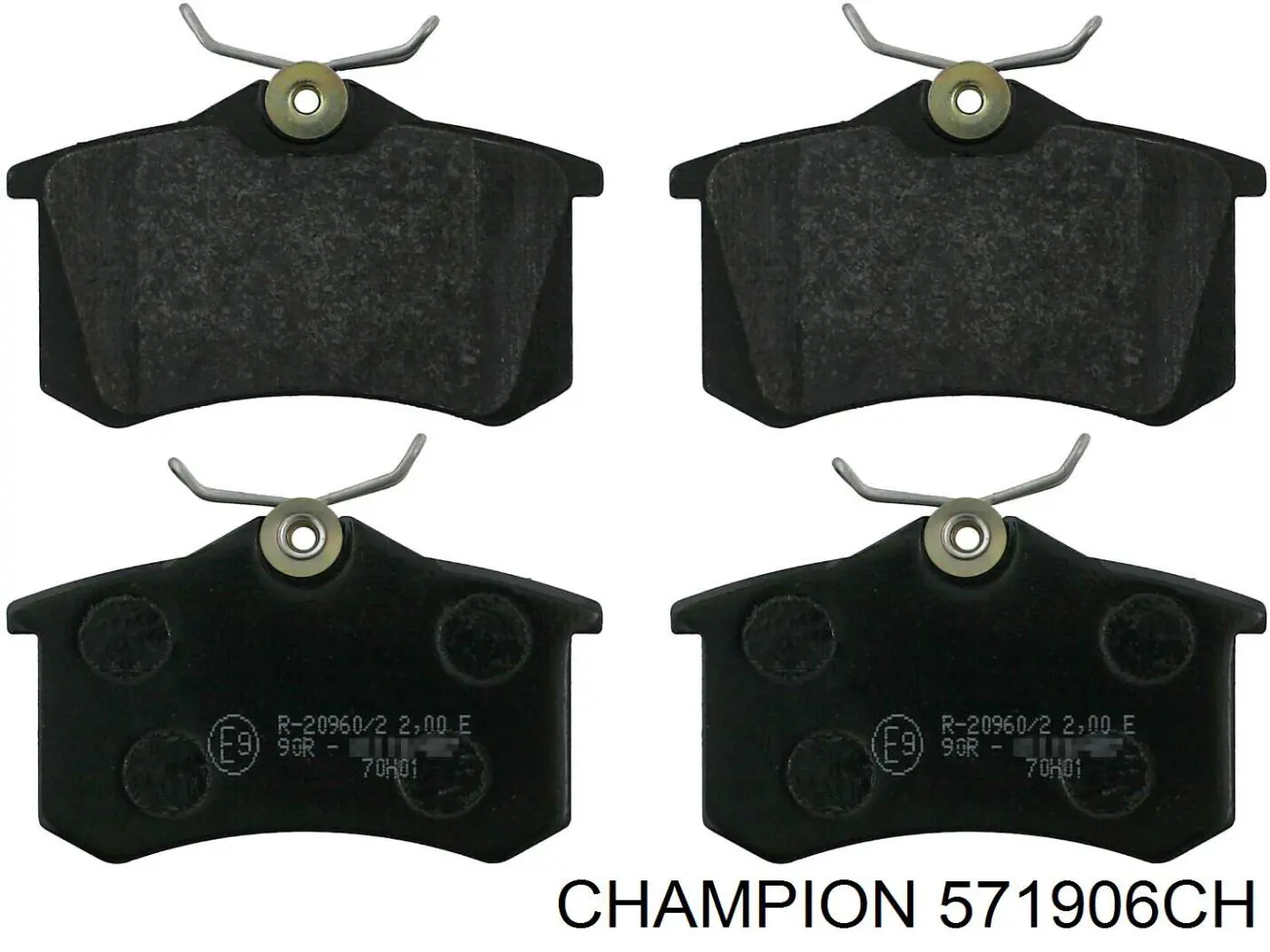 Купити 571906CH Champion Задні колодки