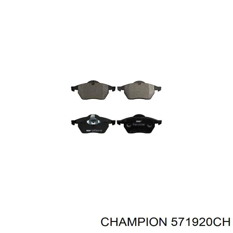 Тормозні колодки Champion 571920CH