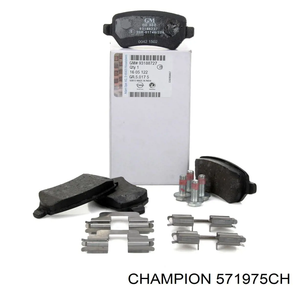 Гальмівні колодки Champion 571975CH ціна, від 18.72 USD