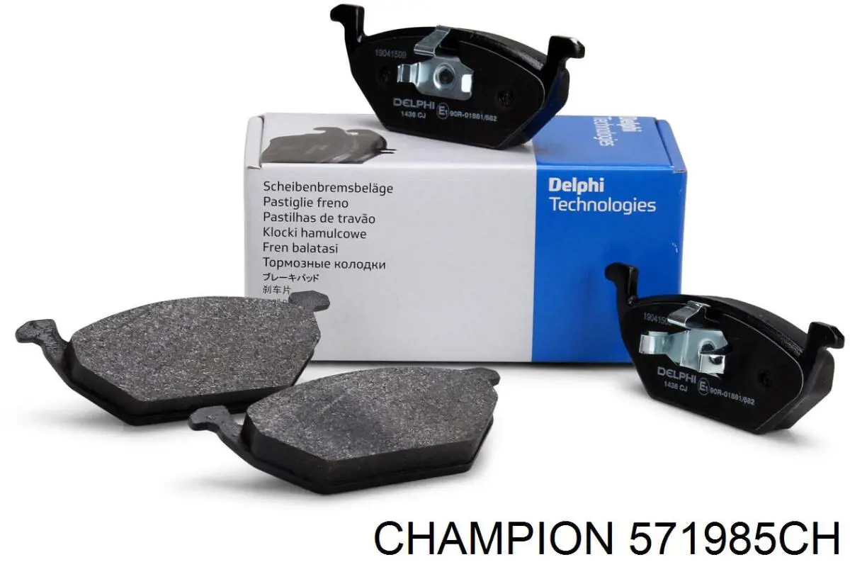 Гальмівні колодки Champion 571985CH ціна, від 21.18 USD