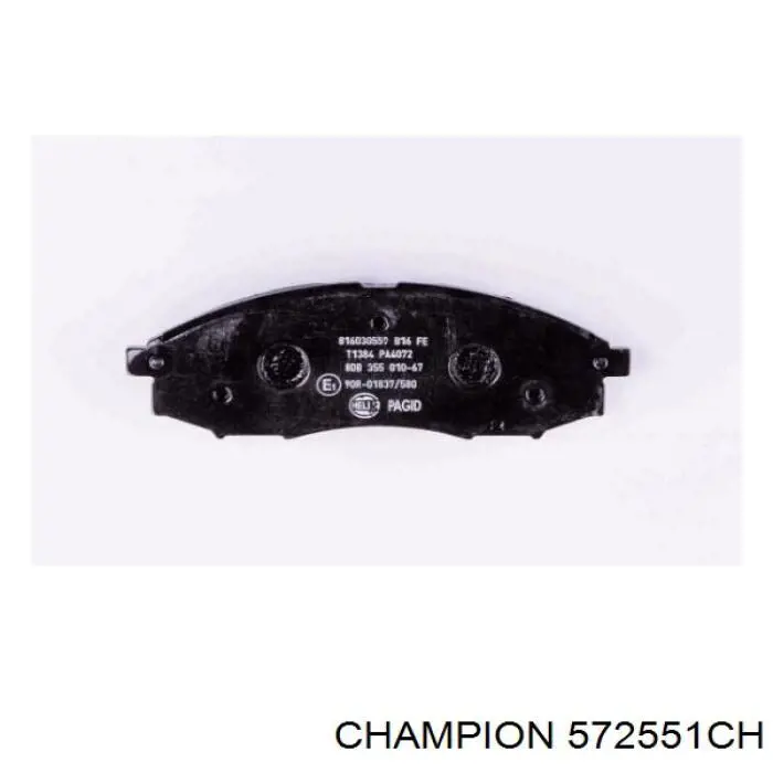 Передні тормозні колодки B111407 Denckermann