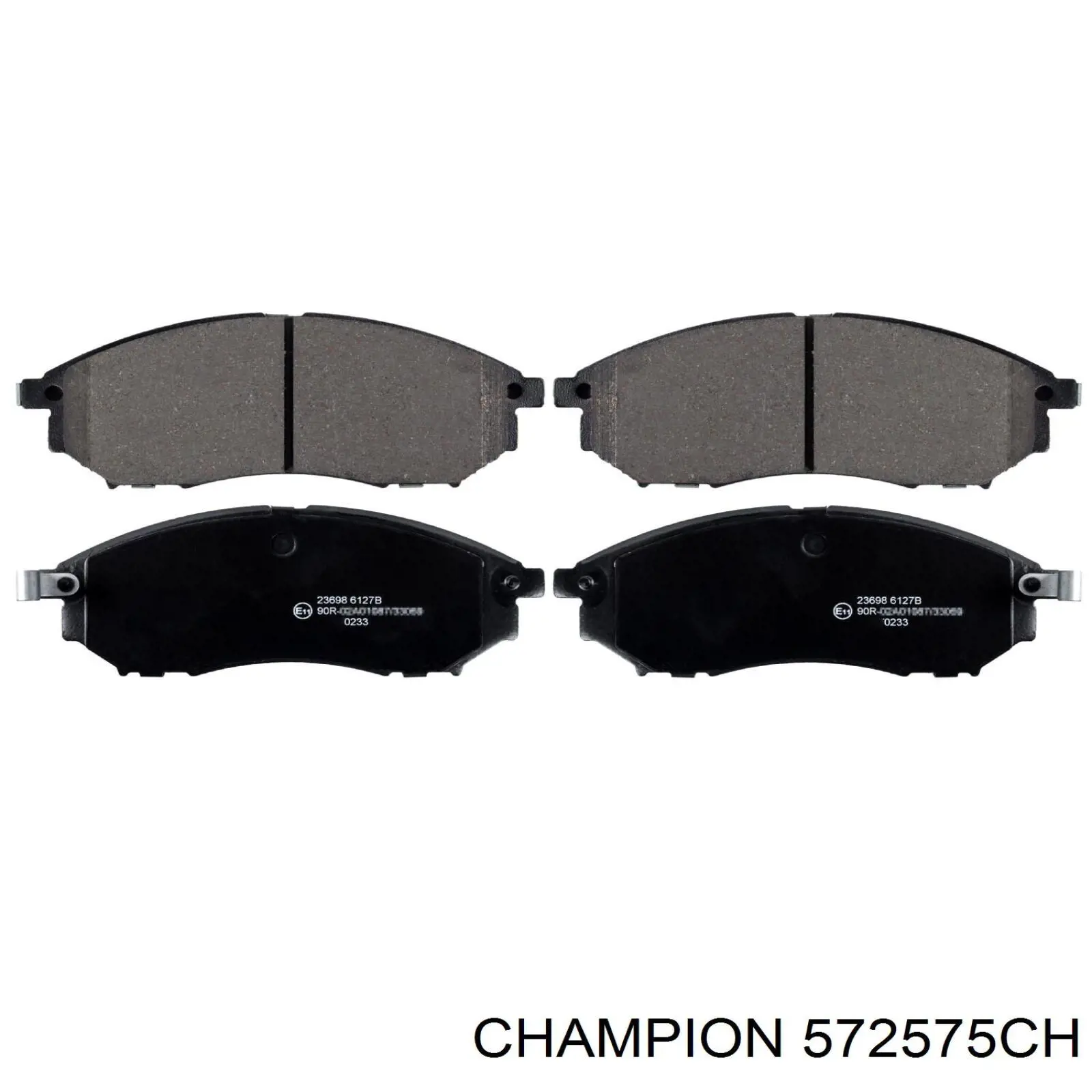 Гальмівні колодки Champion 572575CH ціна, від 23.20 USD