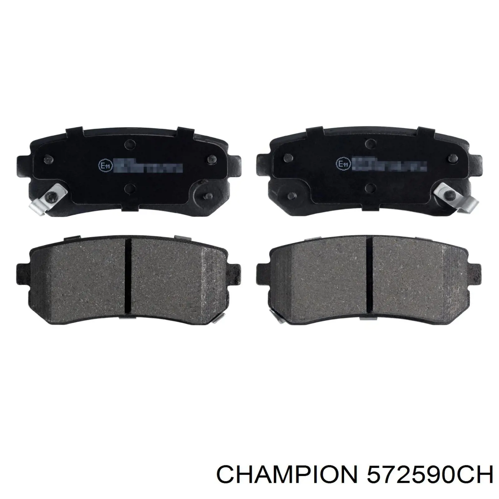 Задні гальмівні колодки Champion 572590CH ціна, від 16.58 USD