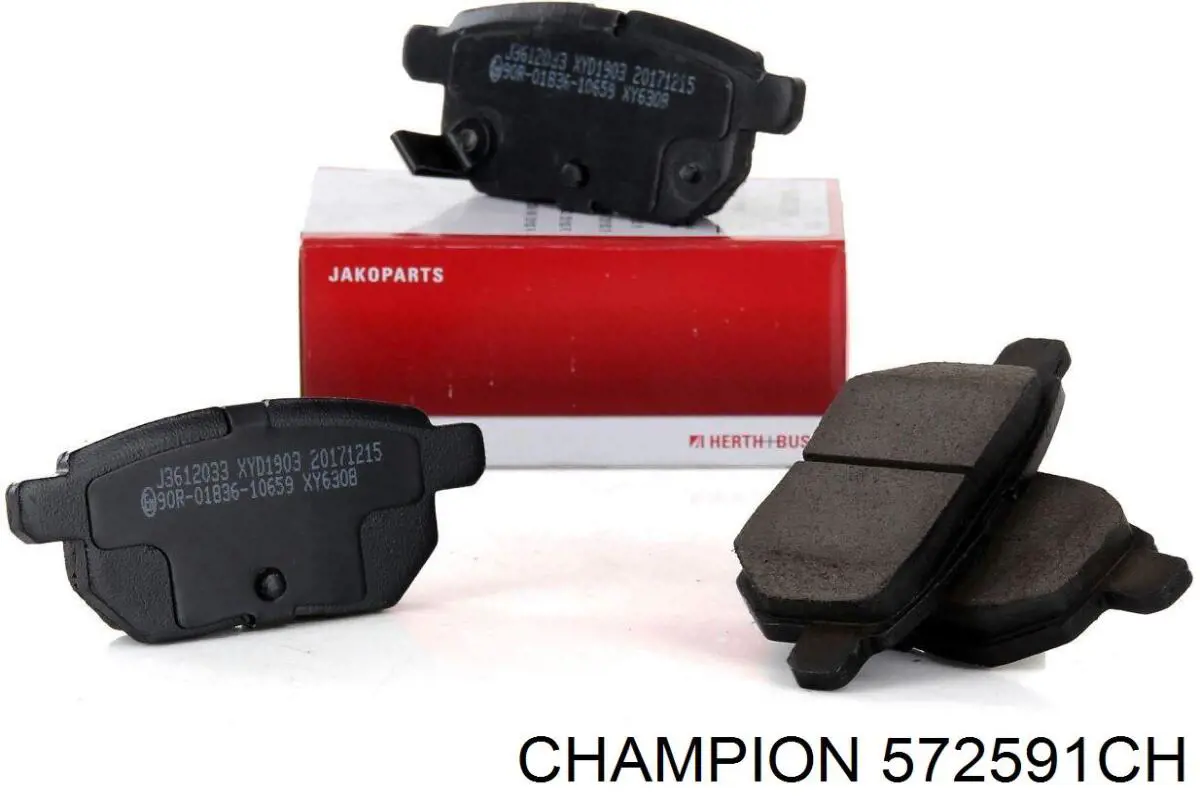 Купити 572591CH Champion Задні колодки