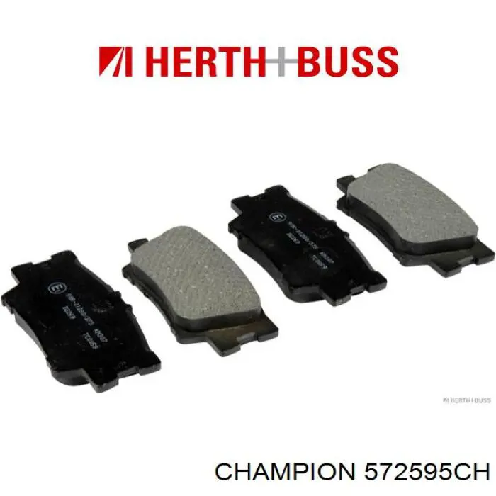 Купити 572595CH Champion Задні колодки