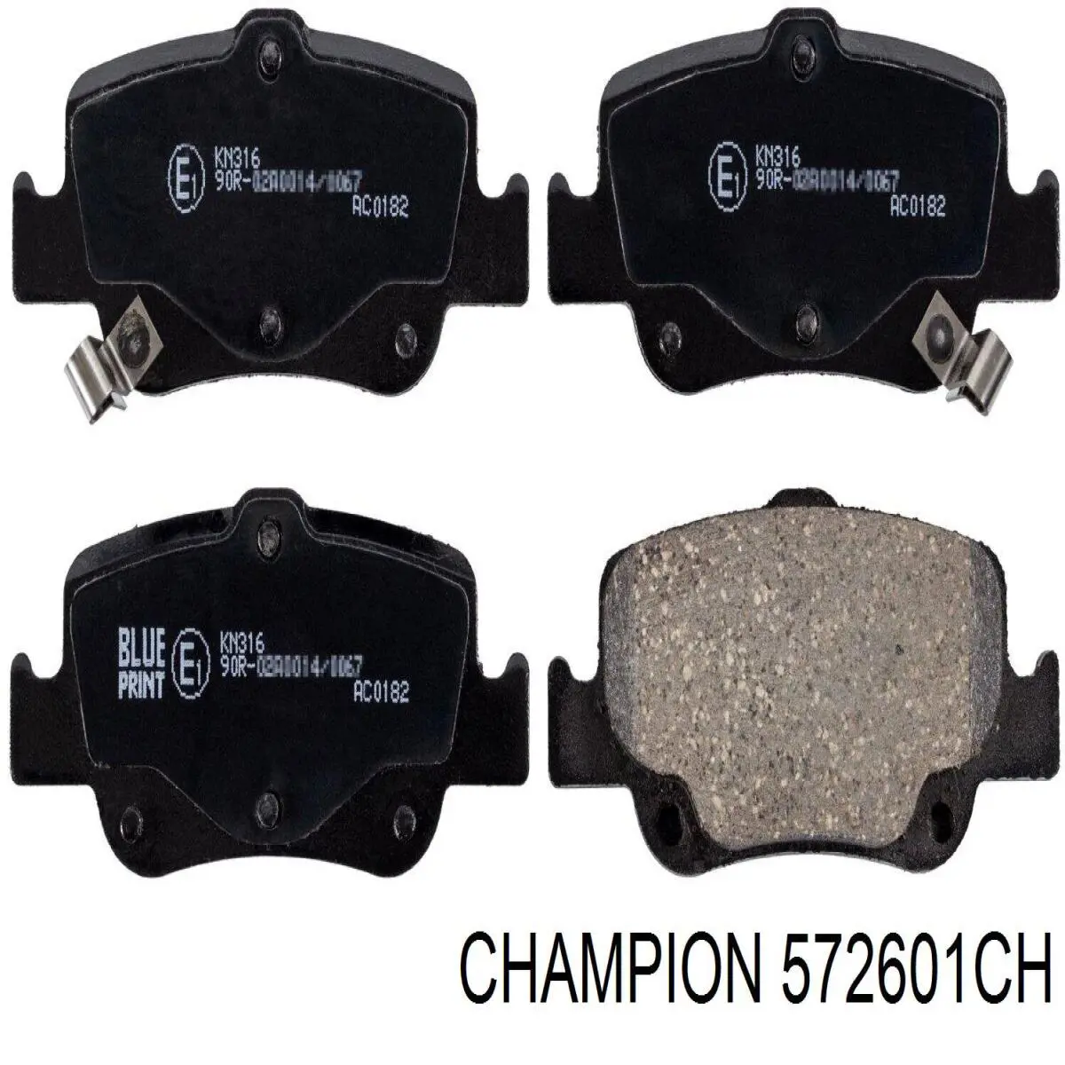 Купити 572601CH Champion Задні колодки
