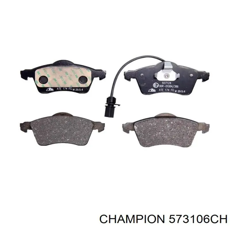 573106CH Champion Передні гальмівні колодки