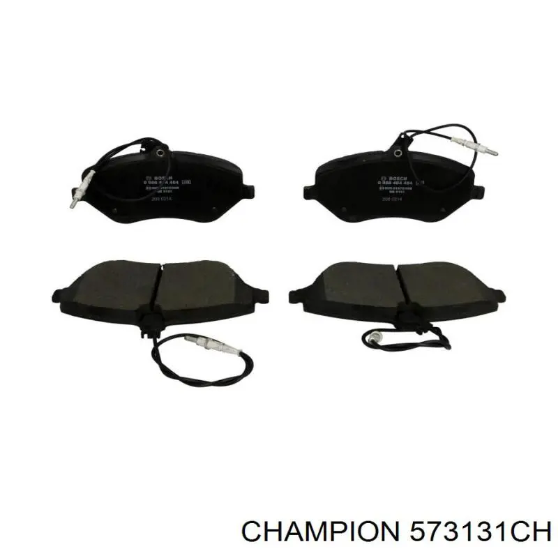 Гальмівні колодки Champion 573131CH ціна, від 35.61 USD
