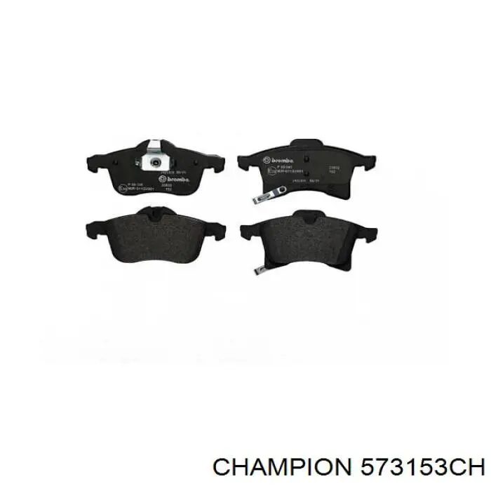 Купити 573153CH Champion Колодки гальмівні передні, дискові