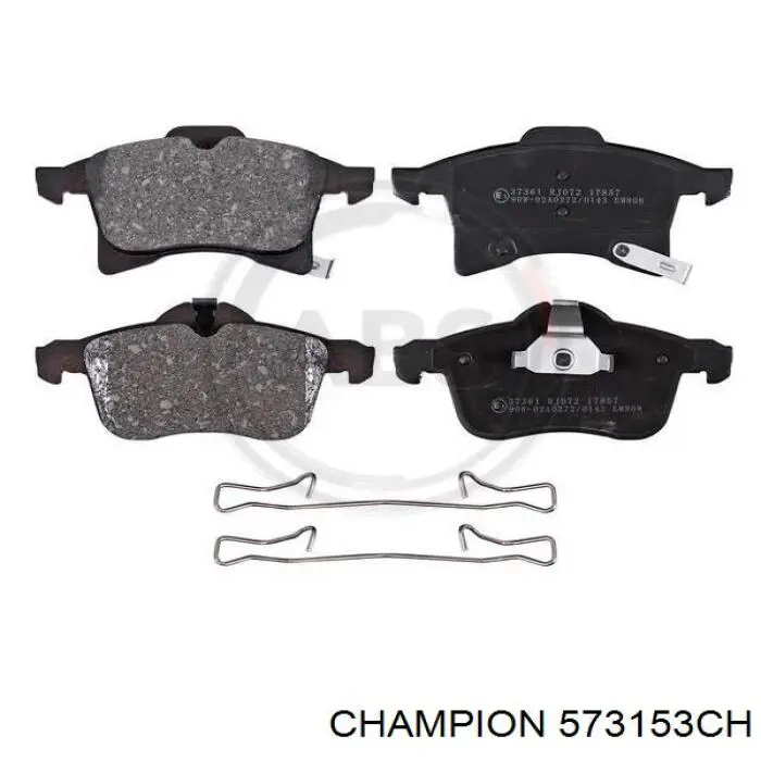 Гальмівні колодки Champion 573153CH ціна, від 22.25 USD